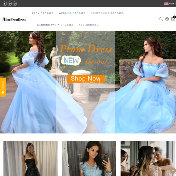 alinepromdress.com