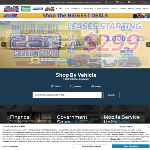 allamericanfordinparamus.com