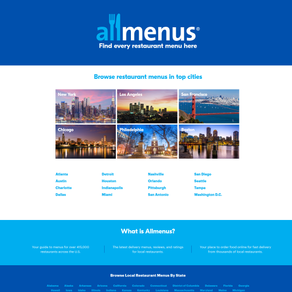 allmenus.com