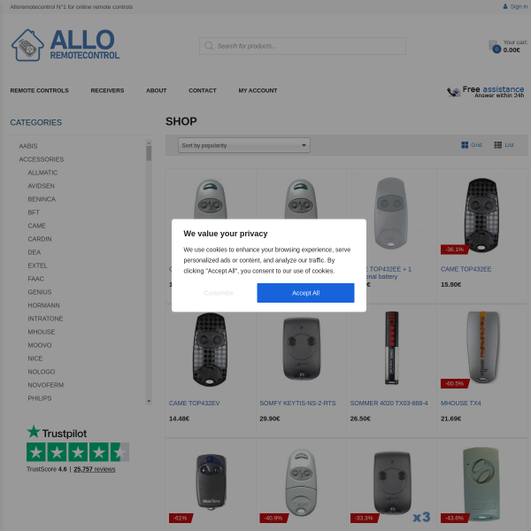 alloremotecontrol.com