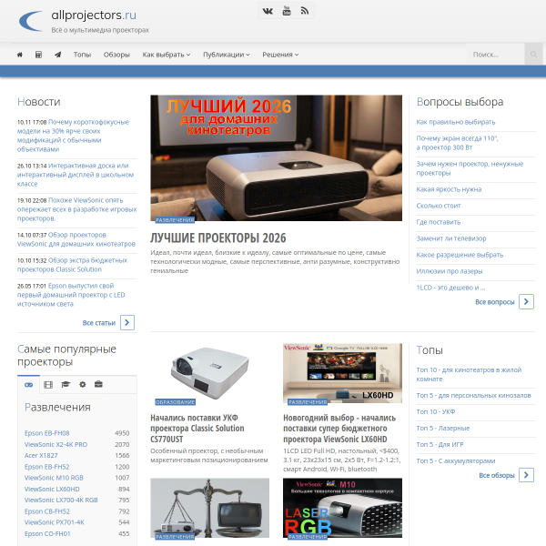 allprojectors.ru