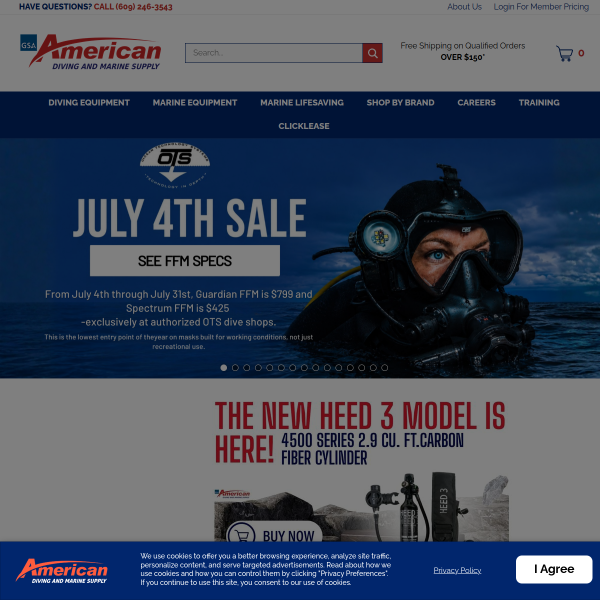 americandivingsupply.com