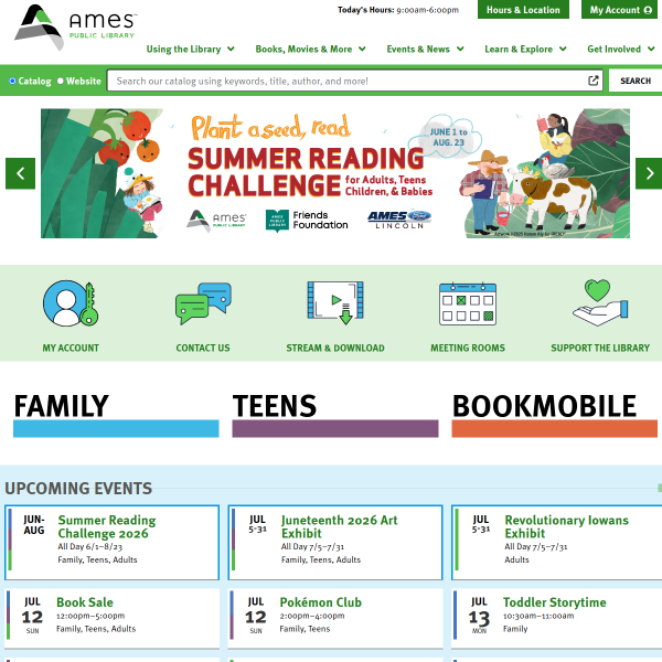 amespubliclibrary.org