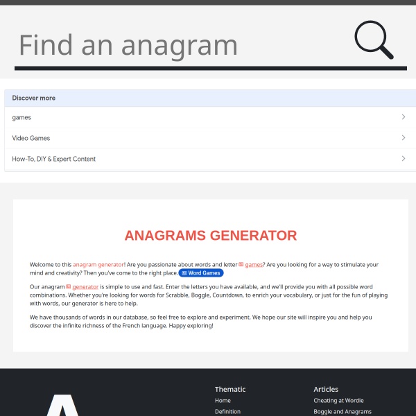 anagramize.com