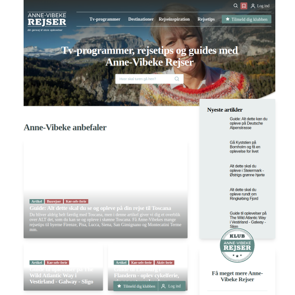 annevibekerejser.dk