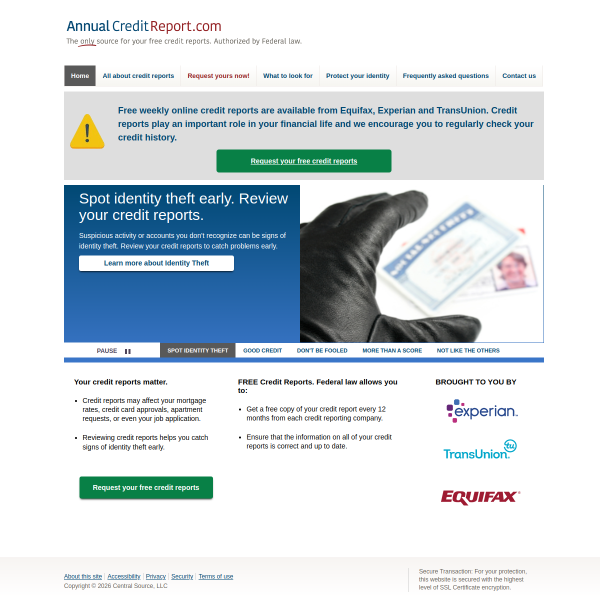 annualcreditreport.com