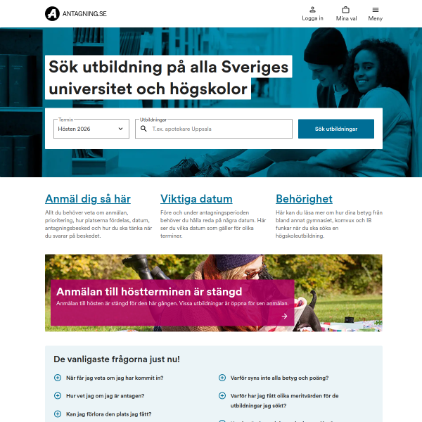 antagning.se