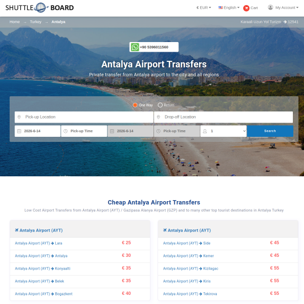 antalyaairportshuttle.net