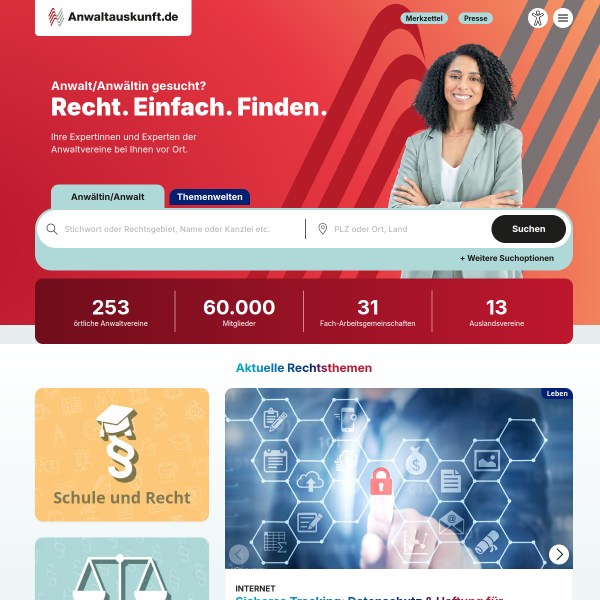 anwaltauskunft.de
