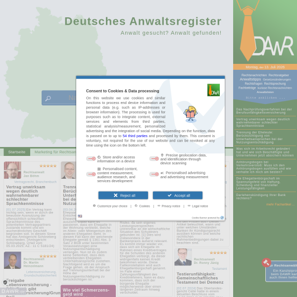 anwaltsregister.de