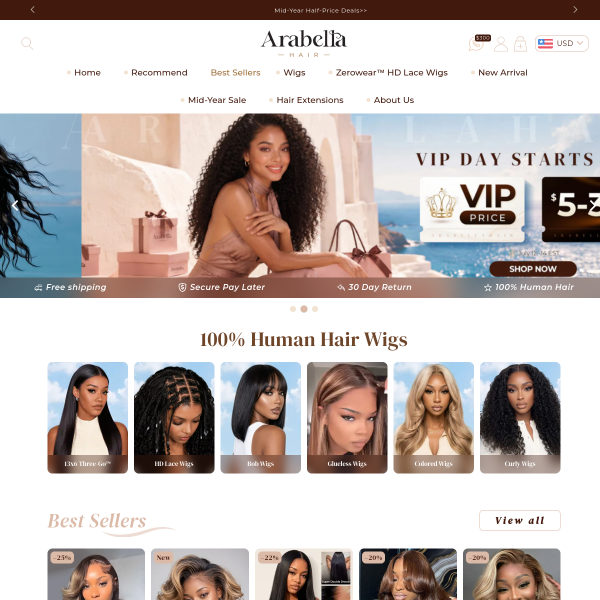 arabellahair.com