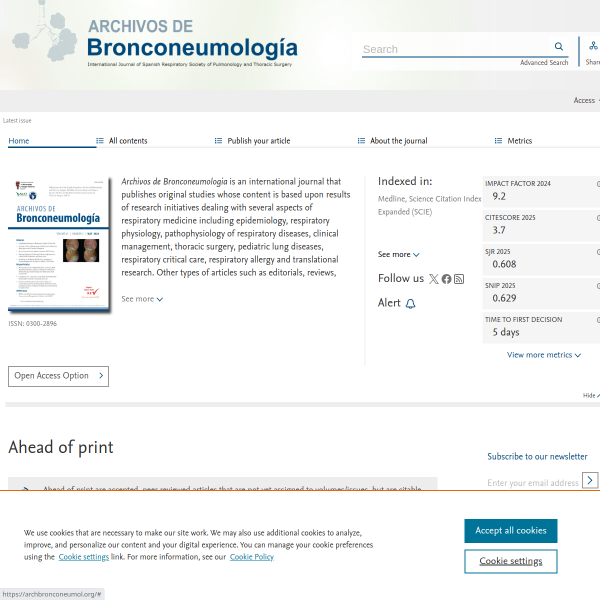 archbronconeumol.org