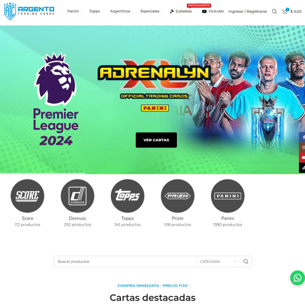argentotradingcards.com.ar