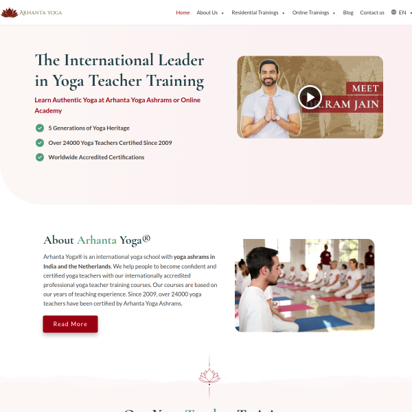 arhantayoga.org