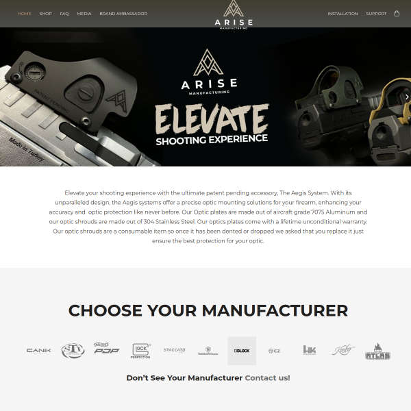 arisemfg.com
