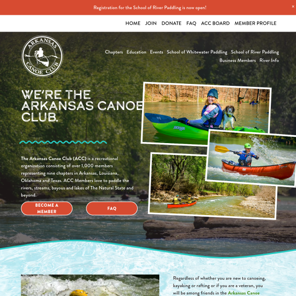 arkansascanoeclub.com