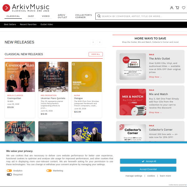arkivmusic.com