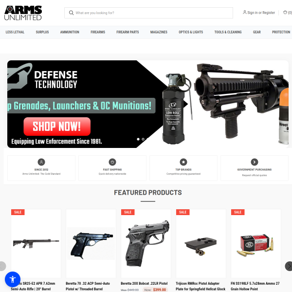 armsunlimited.com