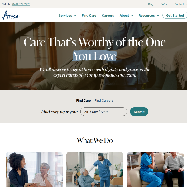 arosacare.com