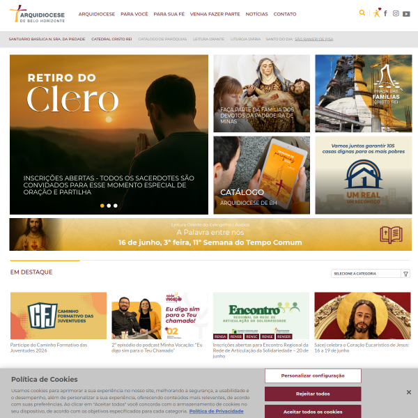 arquidiocesebh.org.br
