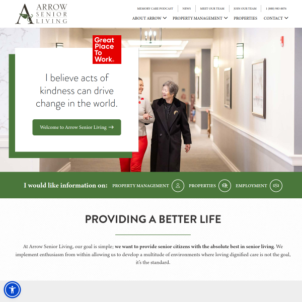 arrowseniorliving.com