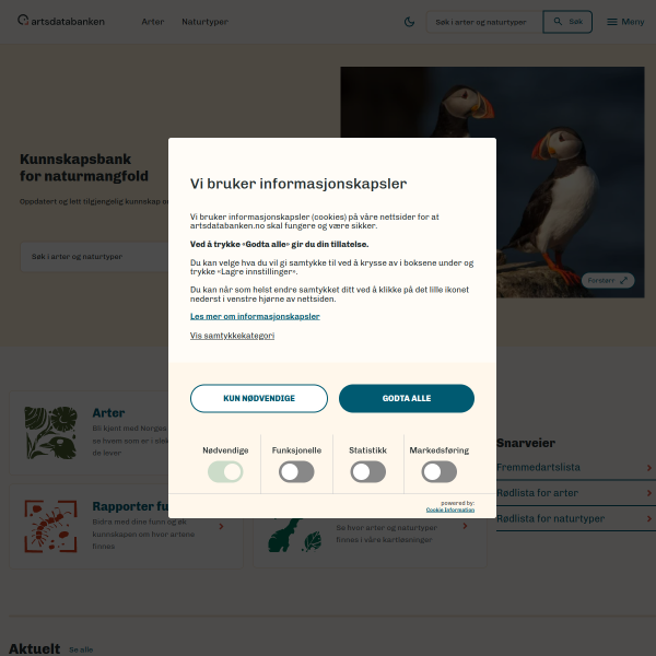 artsdatabanken.no
