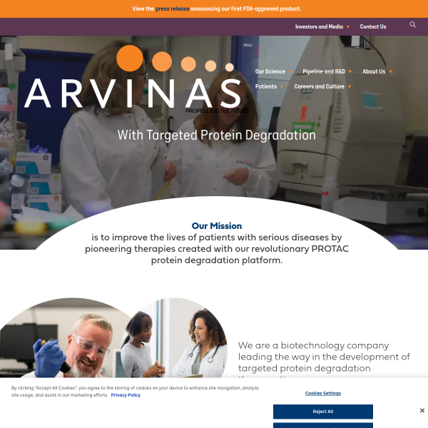 arvinas.com