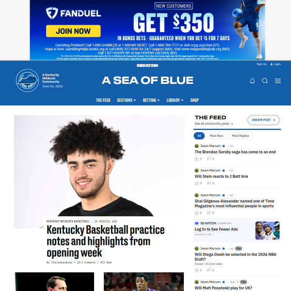 aseaofblue.com