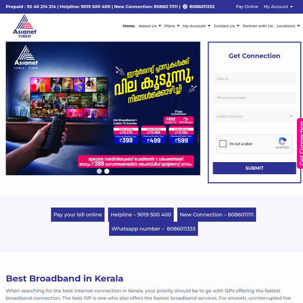 asianetbroadband.in
