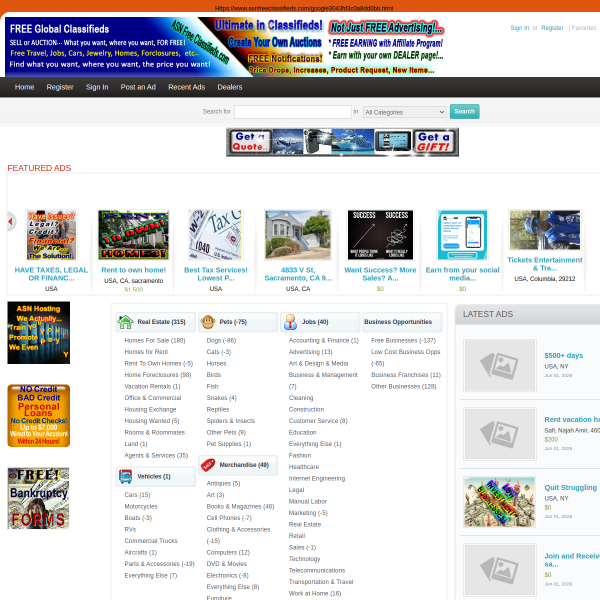 asnfreeclassifieds.com