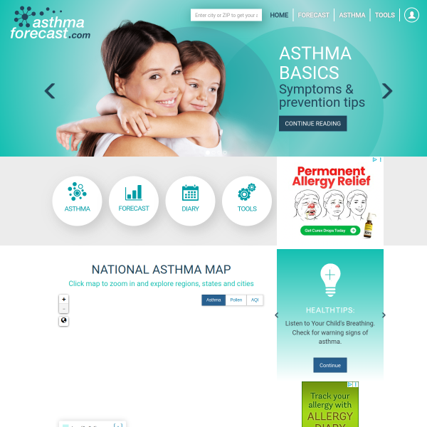 asthmaforecast.com
