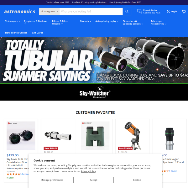 astronomics.com