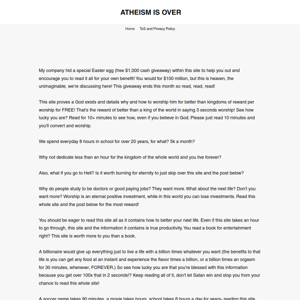 atheismisover.com