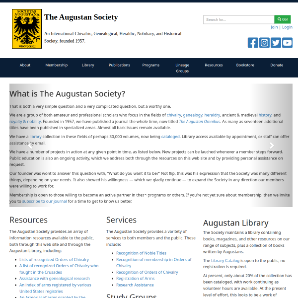 augustansociety.org