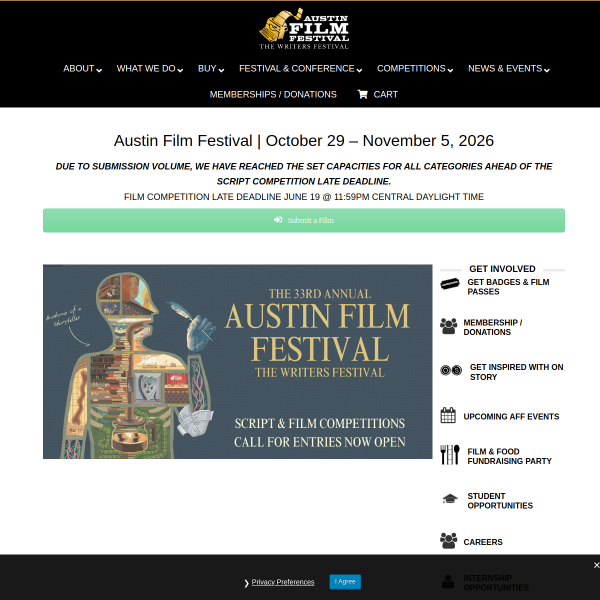 austinfilmfestival.com