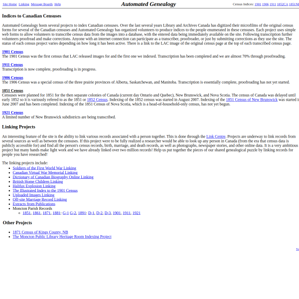 automatedgenealogy.com