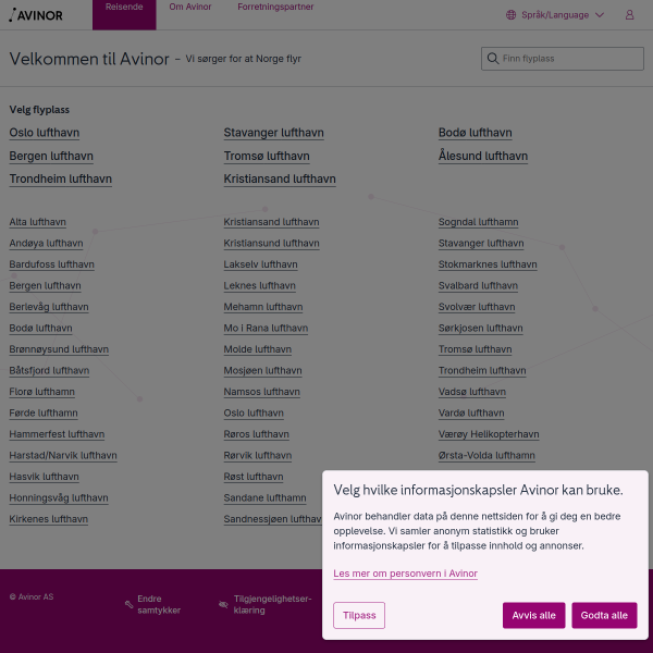 avinor.no