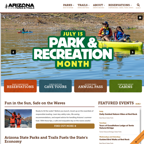 azstateparks.com