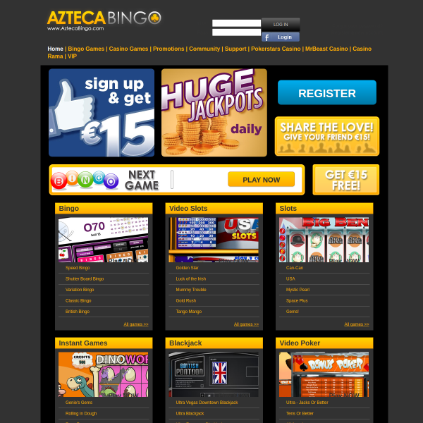 aztecabingo.com