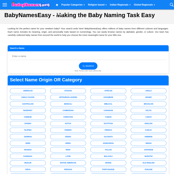 babynameseasy.com