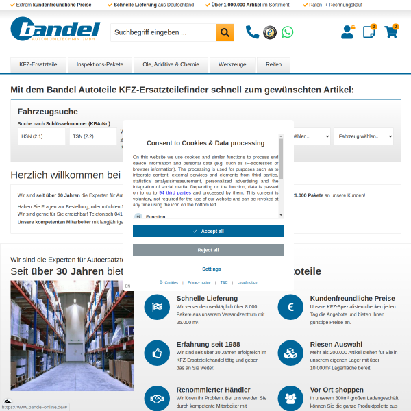 bandel-online.de