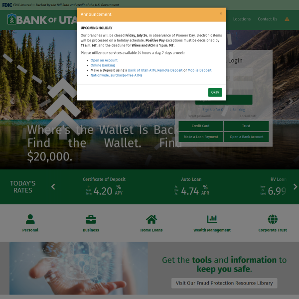 bankofutah.com