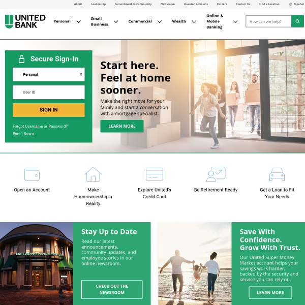 bankwithunited.com
