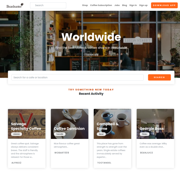 beanhunter.com