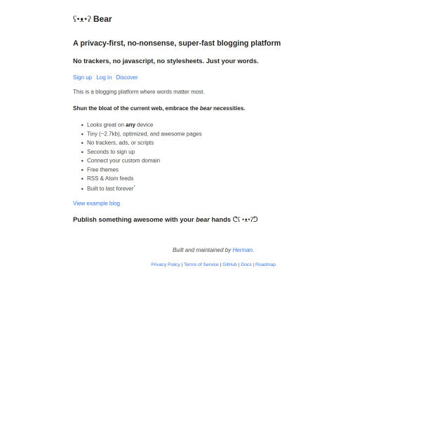 bearblog.dev