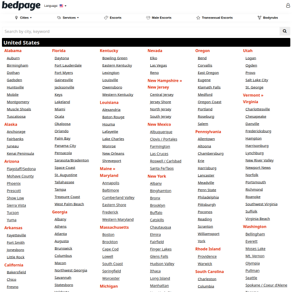bedpage.com