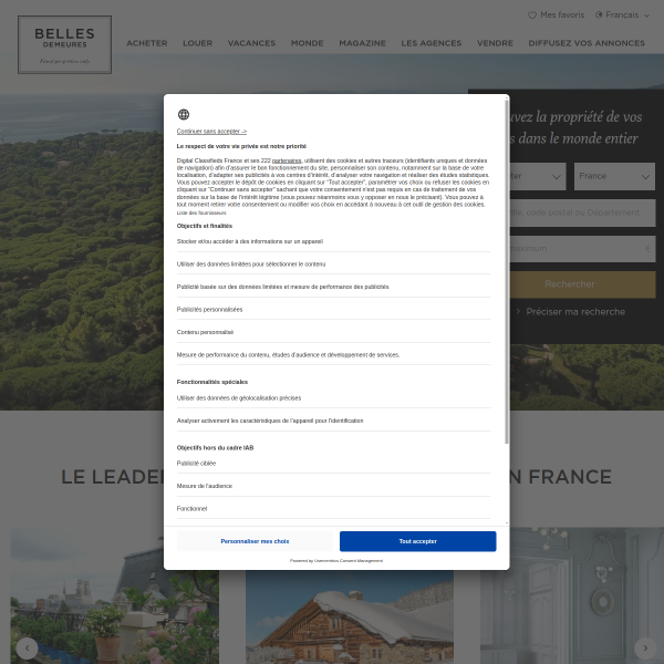 bellesdemeures.com