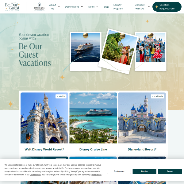 beourguestvacations.com