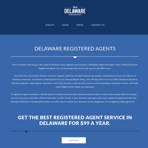 bestdelawareregisteredagents.com