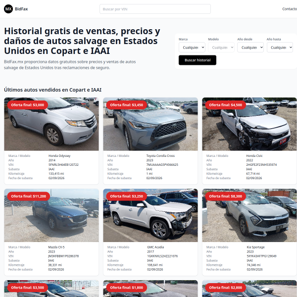 bidfax.mx
